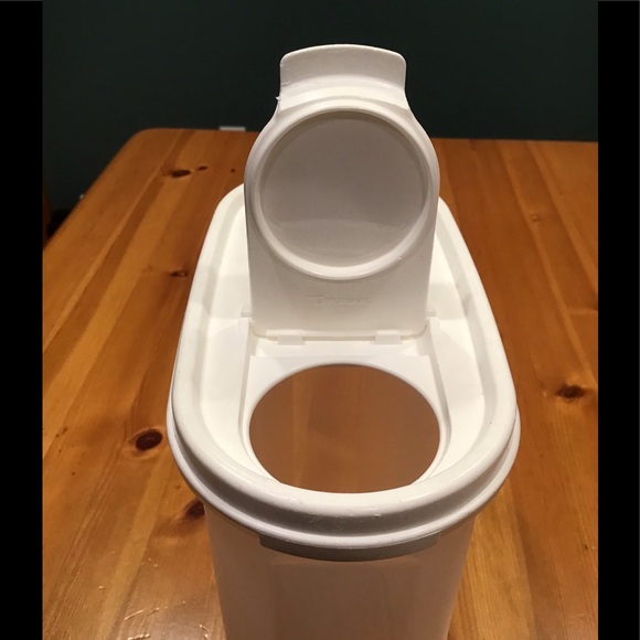 VINTAGE TUPPERWARE MODULAR MATE CEREAL / PASTA KEEPER WHITE SEAL - Picture 4 of 8